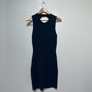 Alexander Wang Navy Backless Bandage Style Tank Dress